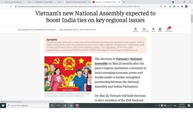 International media praise Vietnam’s preparations for general elections