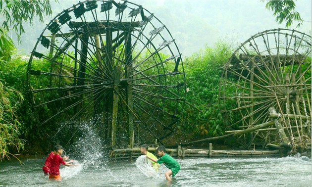 Water wheels - icon of wet rice civilization in Vietnam's mountain region