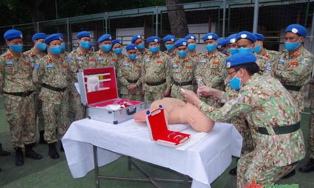 Vietnam’s peacekeeping medical staff undergo training