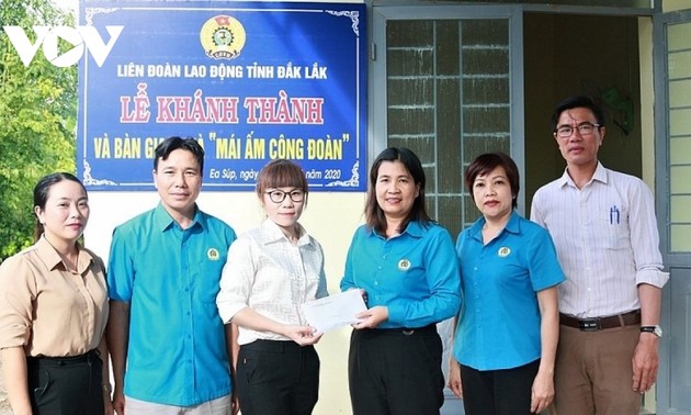 “Trade Union houses” realize Dak Lak workers’ dream to settle down