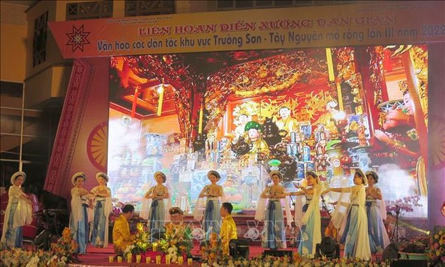Folklore festival of Truong Son-Central Highlands ethnic groups concludes  ​