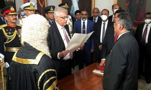 Ranil Wickremesinghe sworn in as President of Sri Lanka