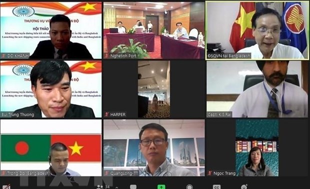 Shipping route connecting central Vietnam and India inaugurated
