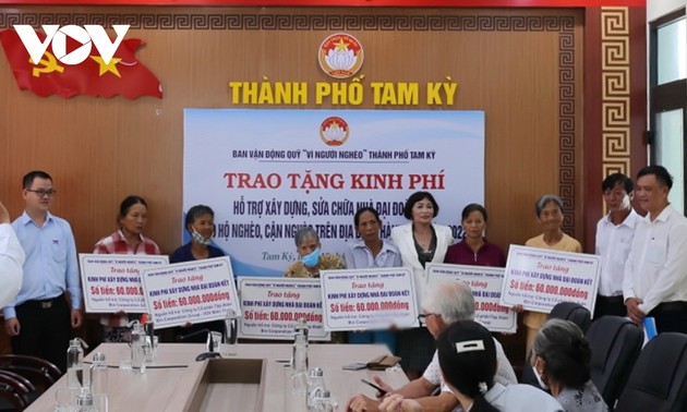 VOV, BIN Corporation Group subsidize housing for the poor in Quang Nam