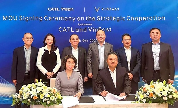 VinFast, CATL collaborate to develop e-vehicles globally