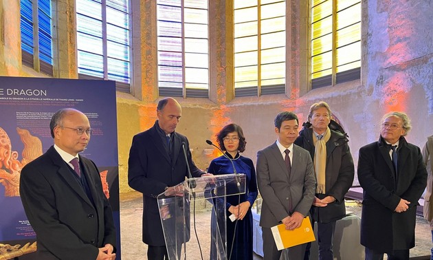 Archaeological exhibition of the Thang Long Imperial opens in France