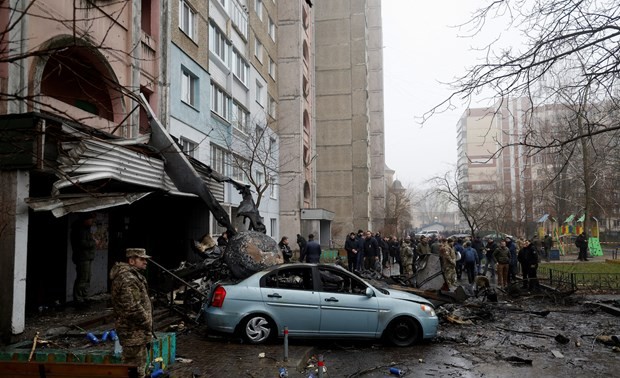 Ukrainian Interior Minister killed in helicopter crash
