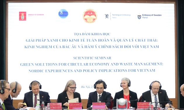 Nordic countries share experience in green circular economy, waste management with Vietnam