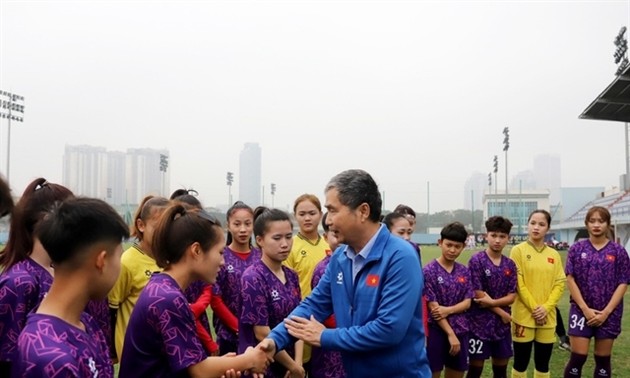 Vietnam footballers in Uzbekistan for AFC U20 Women’s Asian Cup