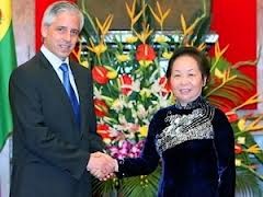 Le vice-président bolivien Alvaro Garcia Linera en visite au Vietnam