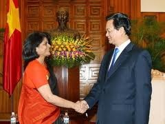 Le PM Nguyen Tan Dung reçoit la coordinatrice de l'ONU au Vietnam