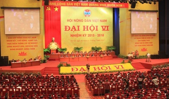 Ouverture du 6ème Congrès national de l'Association des paysans du Vietnam