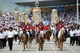 Célébration de la 92ème fête nationale de la Mongolie