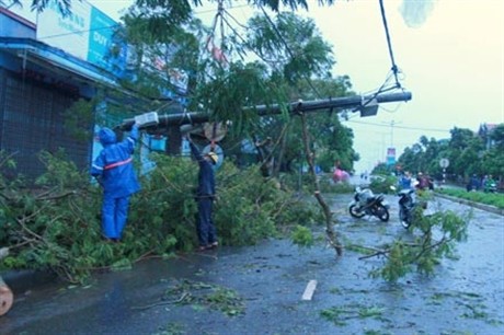 Les localités du Centre gravement endommagés par les typhons