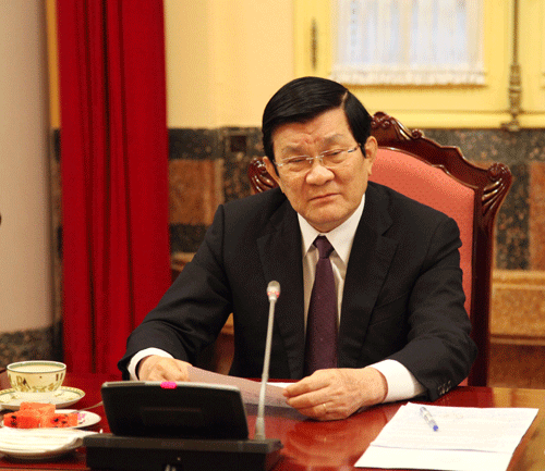 Le président Truong Tan Sang préside une réunion sur la réforme judiciaire