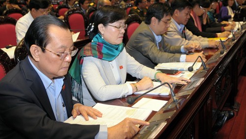 Les parlementaires et les électeurs vietnamiens saluent la Constitution amendée