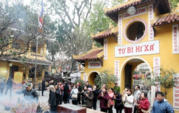 Visiter la pagode à Can Tho au jour de l’An