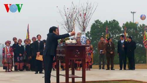 Le président Trương Tấn Sang à la fête des couleurs printanières