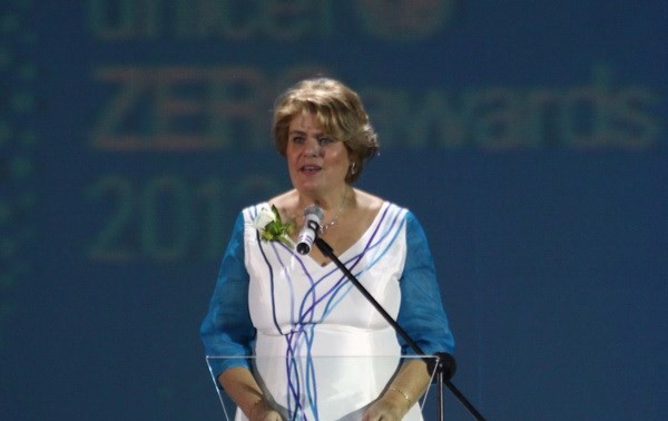 La représentante en chef de l’UNICEF au Vietnam à l’honneur
