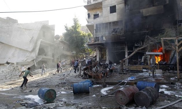L'OSDH évoque un raid aérien meurtrier contre un marché d'Alep