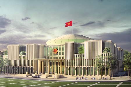 Le Premier ministre Nguyen Tan Dung inspecte la construction du siège de l’Assemblée nationale 