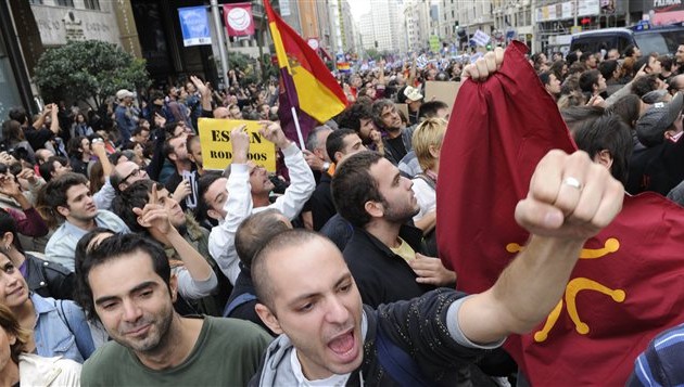 Manifestations en Espagne pour "proclamer une République"