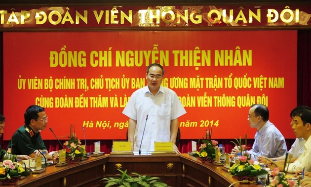 Nguyen Thien Nhan : Viettel doit être digne du pemier groupe de télécommunications au Vietnam