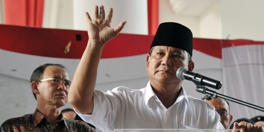 Présidentielle indonésielle: Le perdant Prabowo Subianto dépose sa plainte 