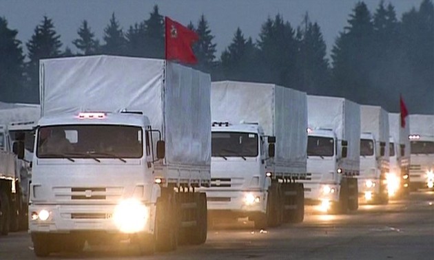 L'Ukraine inspecte le convoi humanitaire envoyé par la Russie