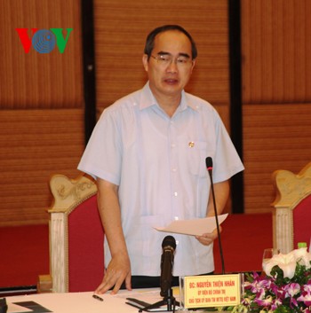 Le président du Front de la Patrie visite Quang Ninh