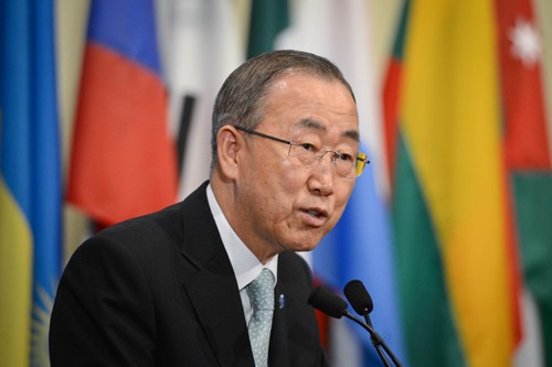 Ukraine: pas de solution militaire, selon Ban Ki-moon 