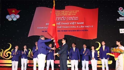 Les sportifs vietnamiens sont prêts pour les jeux d’Asie en République de Corée