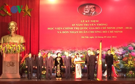 L’Académie nationale de politique Ho Chi Minh souffle ses 65 bougies