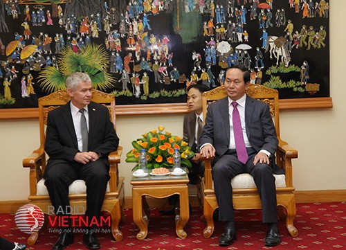 Tran Dai Quang reçoit le procureur général de Hongrie