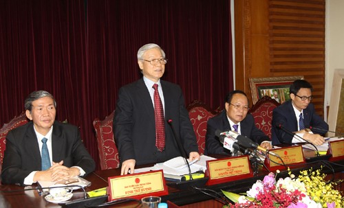 Nguyen Phu Trong travaille avec le ministère de la Culture, des Sports et du Tourisme