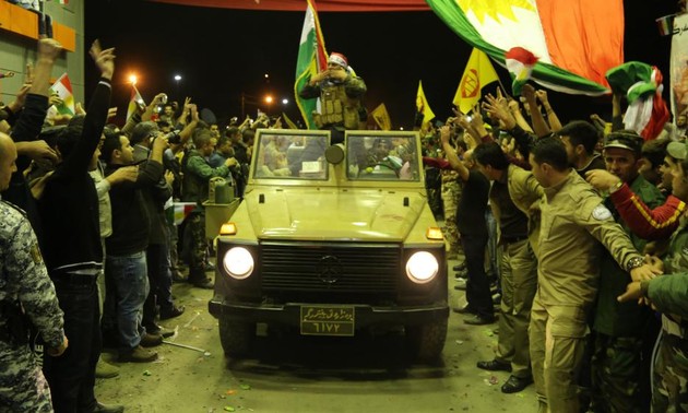 Les premiers renforts de Kurdes d'Irak sont en route pour Kobani