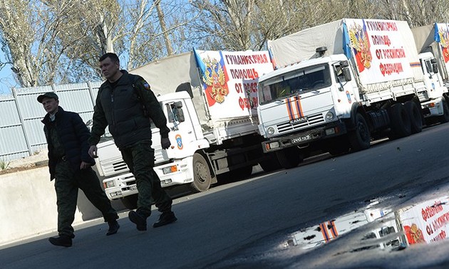 L'aide humanitaire russe livrée à Donetsk et à Lougansk
