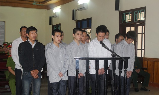 Jugement d’une affaire de désordre public sur la zone économique de Vung Ang