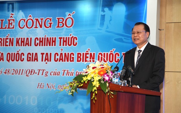 Un guichet national unique pour les ports maritimes internationaux du Vietnam 