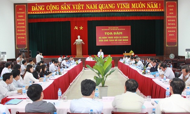 Table ronde sur les 45 ans d’application du testament du président Ho Chi Minh 