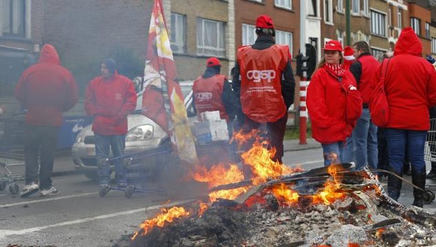 La Belgique paralysée par une nouvelle grève