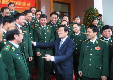 Truong Tan Sang: édifier une armée politiquement puissante, fidèle à la patrie