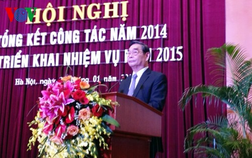 L’Académie des sciences sociales du Vietnam déploie ses tâches de 2015