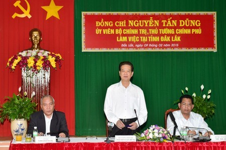 Nguyên Tân Dung: aider Dak Lak à stabiliser la vie des minorités ethniques