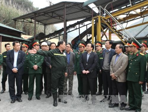 Quang Ninh : Hoàng Trung Hai rend visite aux producteurs de charbon