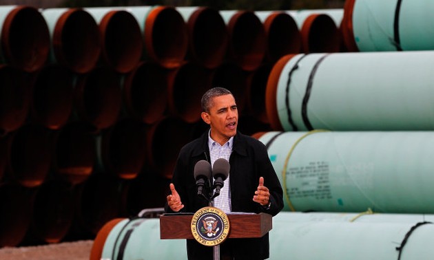 Barack Obama oppose son veto au projet d’oléoduc géant Keystone