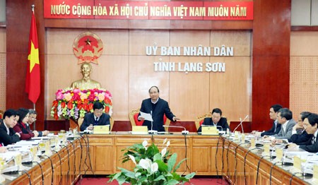 Nguyen Xuan Phuc à Lang Son