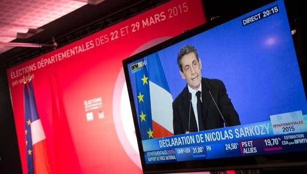 France : L'alliance UMP-UDI en tête du premier tour des départementales
