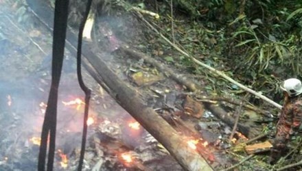 Malaisie : six morts dans le crash d'un hélicoptère