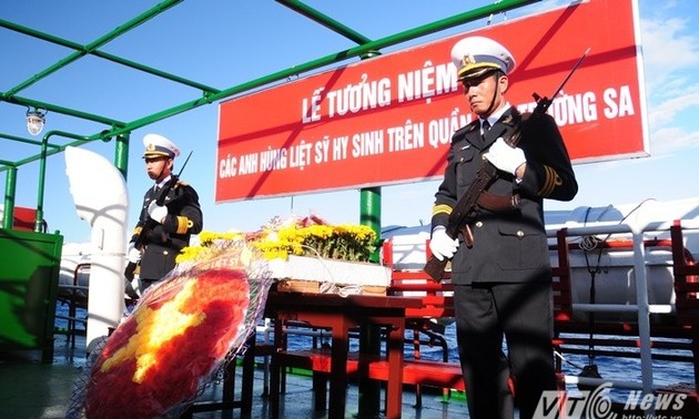 Mémoire aux cadres et aux soldats tués dans le secteur de l’archipel de Truong Sa